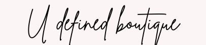 U defined boutique logo