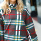 Embrace The Joy Multicolor Plaid Turtleneck Sweater