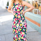 Easy Living Navy Floral Sleeveless Maxi Dress