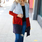 Take a Look Heather Grey Two Tone Hacci Cardigan