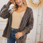 Brunette Bold & Classy Cable Knit Crop Cardigan