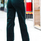 Embrace The Joy Emerald Green Corduroy High Rise Wide Leg Pants