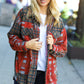 All I Have Hunter Green Plaid Jacquard Oversize Shacket