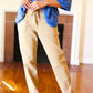 Judy Blue Feeling Femm' Khaki Garment Dyed Drawstring Jogger Jeans