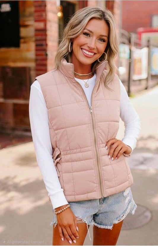 By the Campfire Cozy Tan Vest
