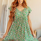 Can't Fight the Feeling Floral Dress in Green
