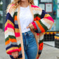 Take All of Me Multicolor Hand Crochet Chunky Oversized Cardigan