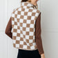 Check it Out Checkered Fleece Vest