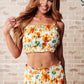 Cutie Patootie Tiered Skirt and Top Set in Orange