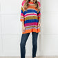 Deep Thoughts Striped Loose Knit Top