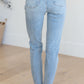 Eloise Mid Rise Control Top Distressed Skinny Jeans