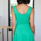 Gorgeous in Green Sleeveless Skort Dress