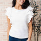 Highest Praise Ruffle Sleeve Blouse