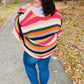 Take All of Me Multicolor Hand Crochet Chunky Oversized Cardigan