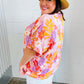 Lilac Tropical Floral Print Woven Top