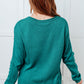 In Stitches Drop Shoulder Sweater