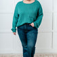 In Stitches Drop Shoulder Sweater