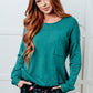 In Stitches Drop Shoulder Sweater