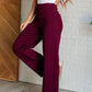 Magic Wide Leg Pants in Wine