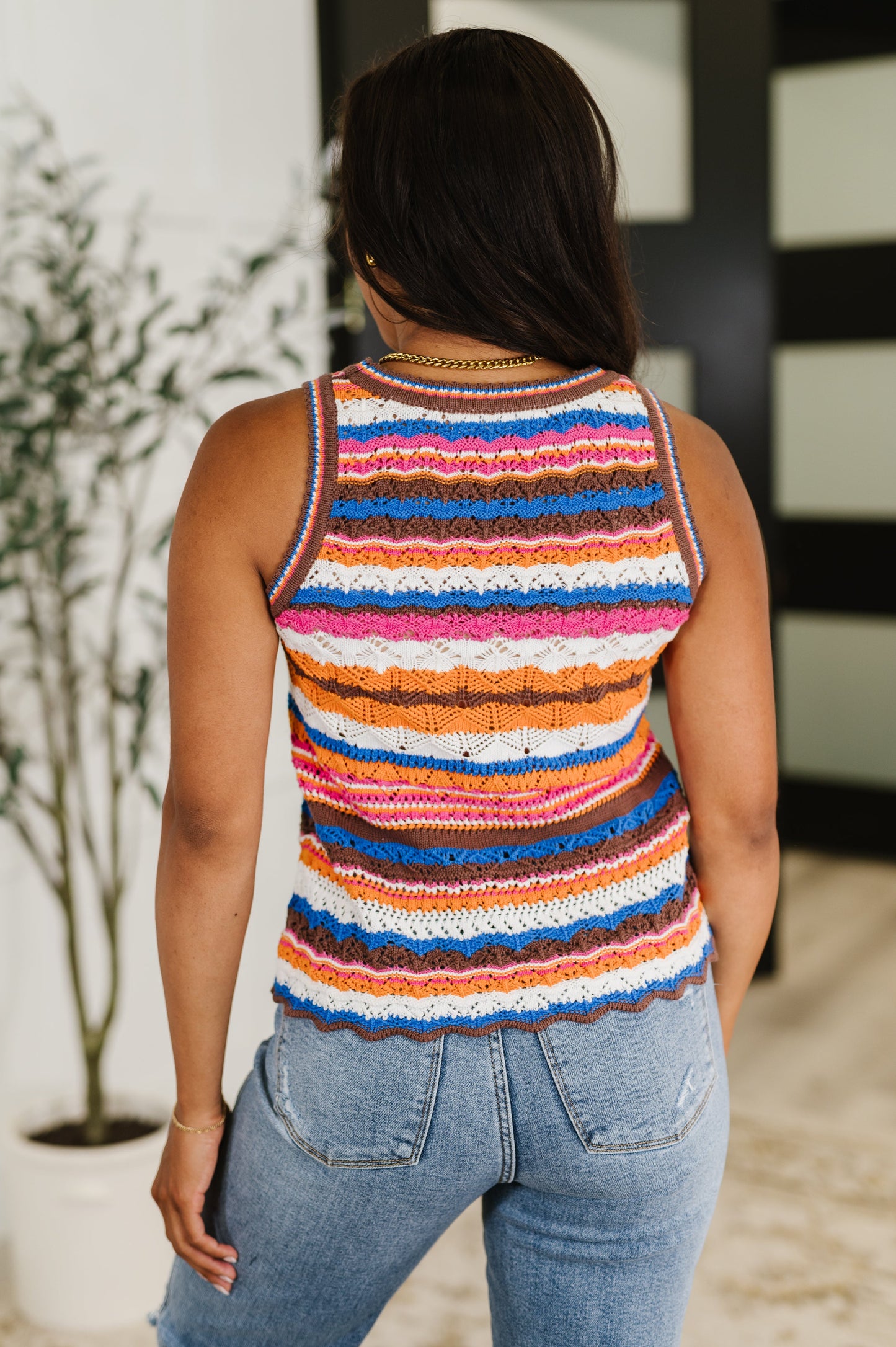 Striped Knit Tank