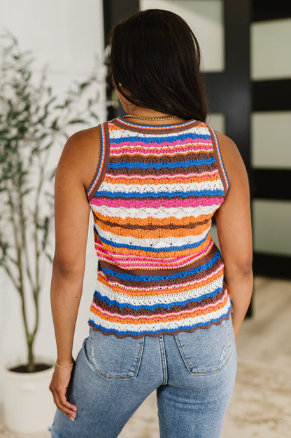 Striped Knit Tank