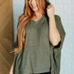 Perfectly Poised Hooded Poncho in Olive