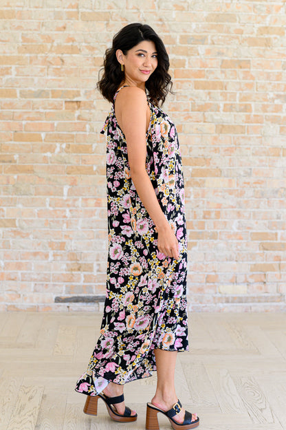 Floral Halter Top Dress