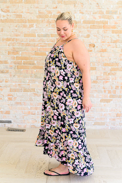 Floral Halter Top Dress