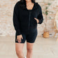 Sun or Shade Zip Up Jacket in Black