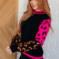 Wild About You Animal Print Sweater