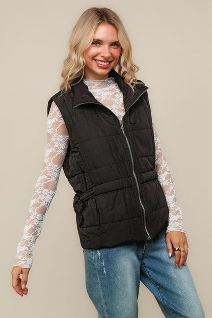 By the Campfire Cozy Black Vest