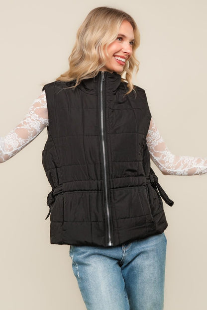 By the Campfire Cozy Black Vest
