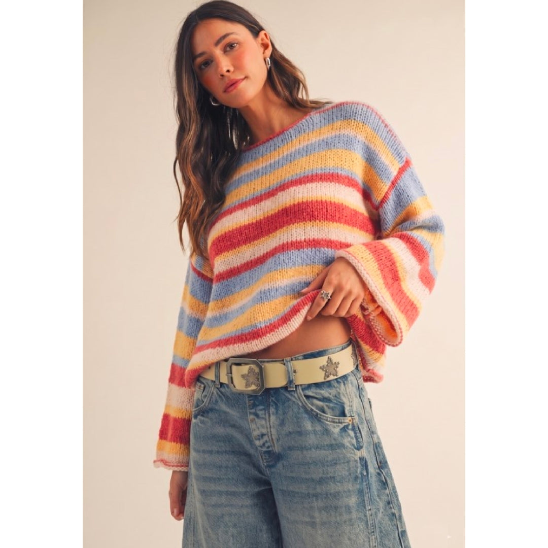 Fall Chunky Stripe Sweater
