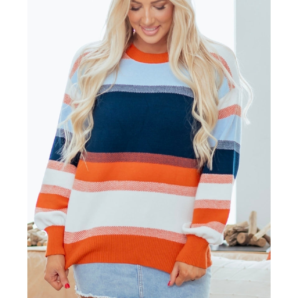 Fall Colorblock Sweater