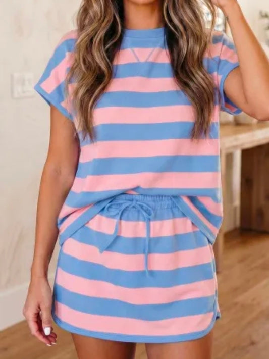 Pink Stripe Set