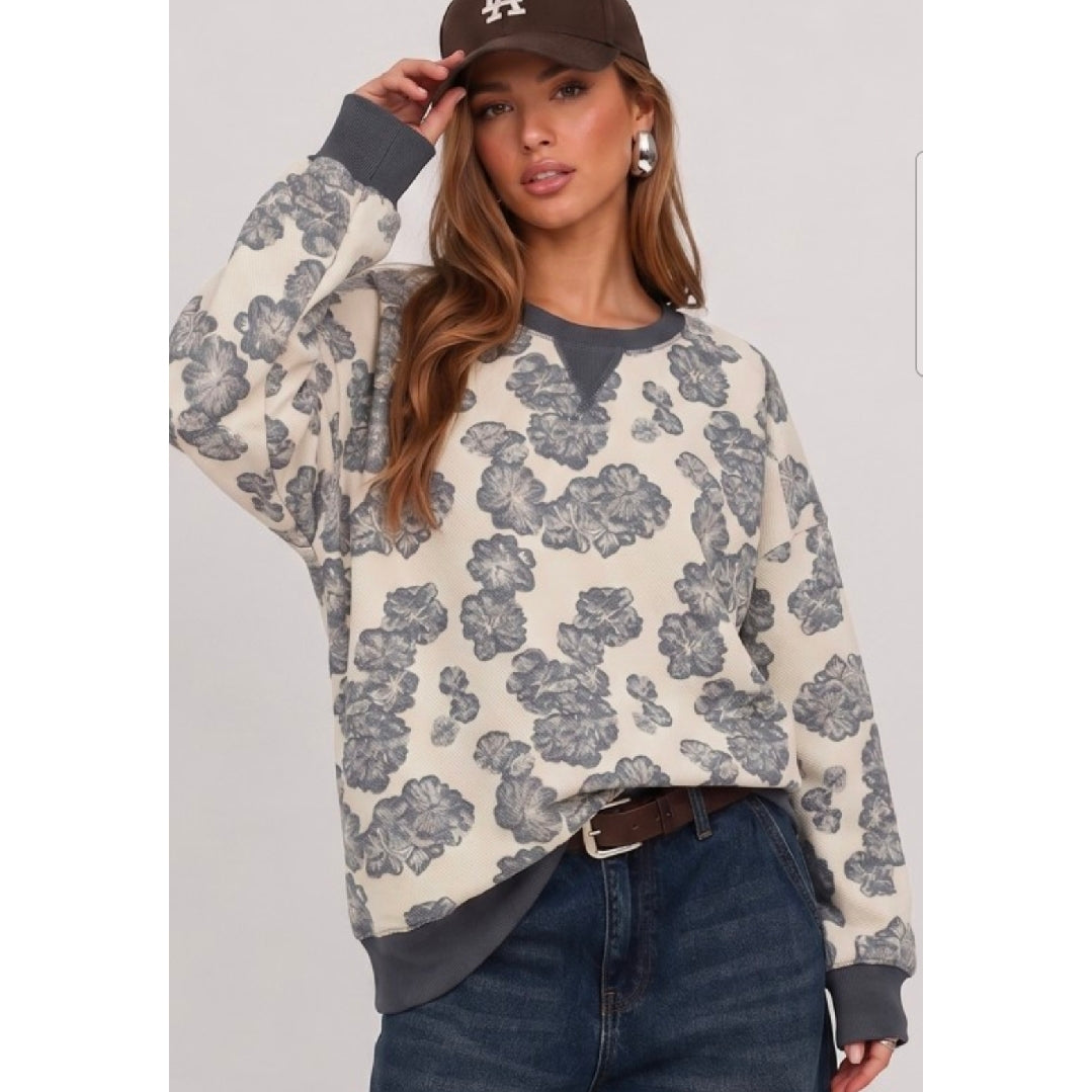 Denim Floral Love