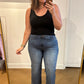 Betty High Rise Vintage Wash Wide Leg Crop Jeans