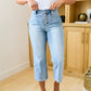 Mandy High Rise Vintage Wide Leg Crop Jeans