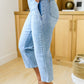 Mandy High Rise Vintage Wide Leg Crop Jeans