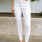 Talia High Waisted White Skinny Jeans
